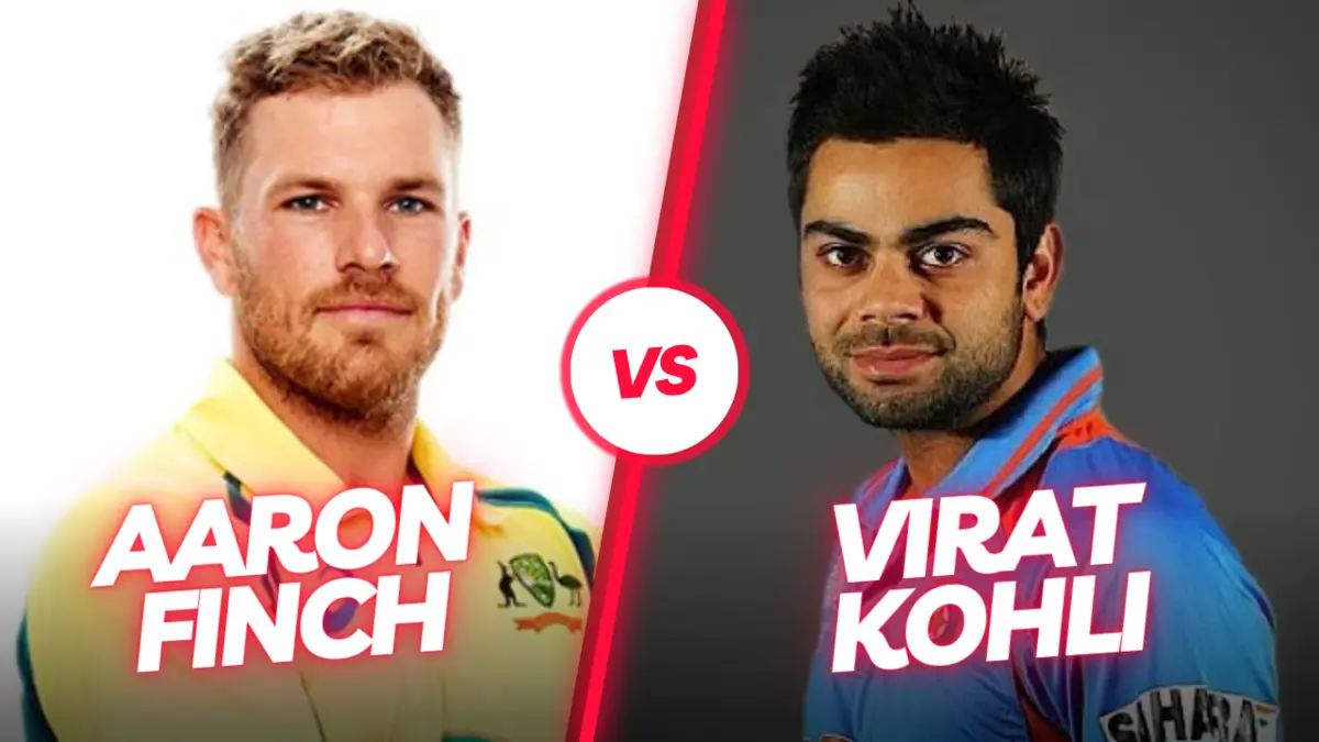 Aaron Finch Vs Virat Kohli: Cricket Career Statistics Comparison
