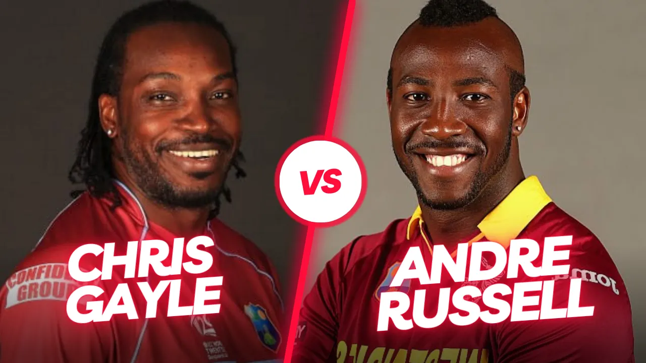 Chris Gayle Vs Andre Russell