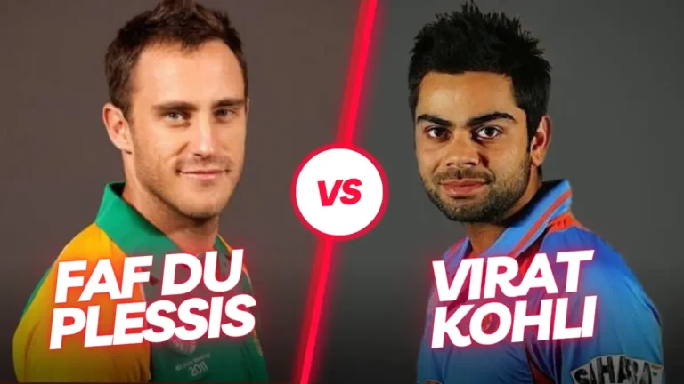 Faf Du Plessis vs Virat Kohli