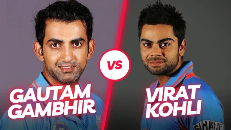 Gautam Gambhir vs Virat Kohli