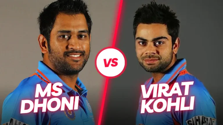 MS Dhoni vs Virat Kohli