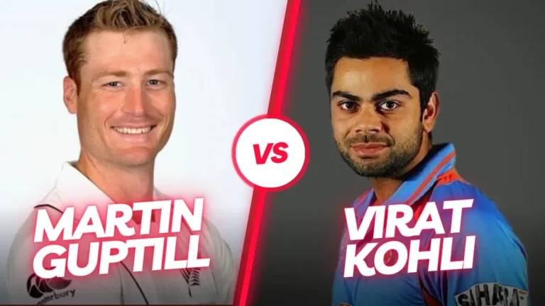 Martin Guptill vs Virat Kohli