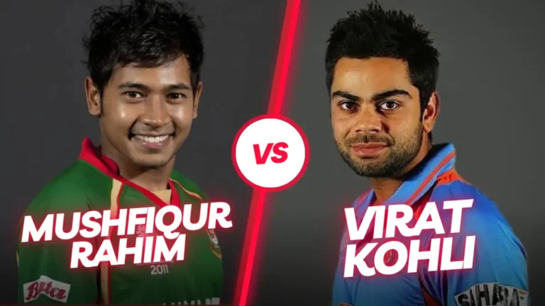 Mushfiqur Rahim vs Virat Kohli