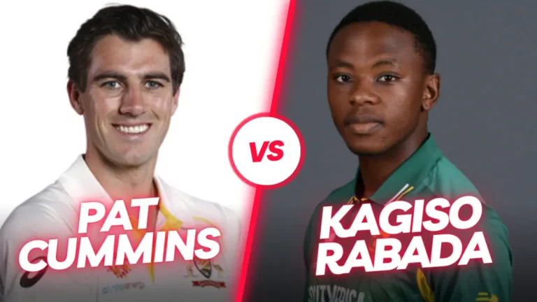 Pat Cummins vs Kagiso Rabada