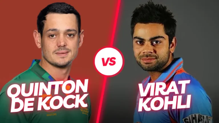 Quinton de Kock vs Virat Kohli