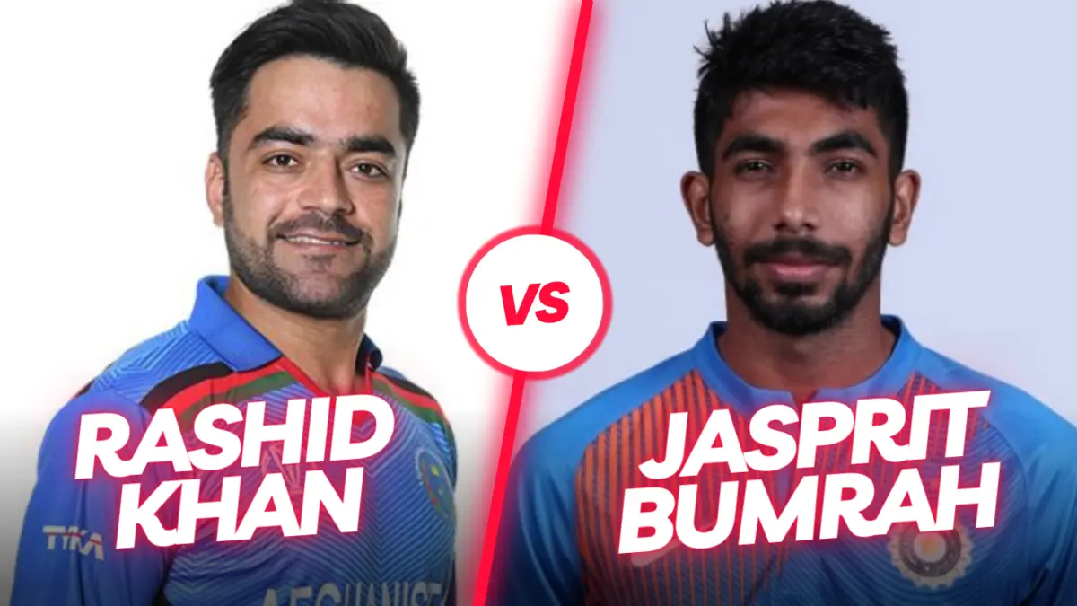 Rashid Khan vs Jasprit Bumrah