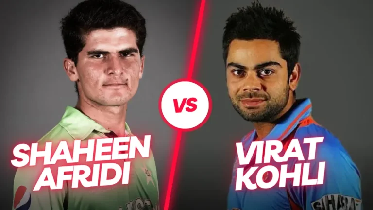 Shaheen Afridi vs Virat Kohli