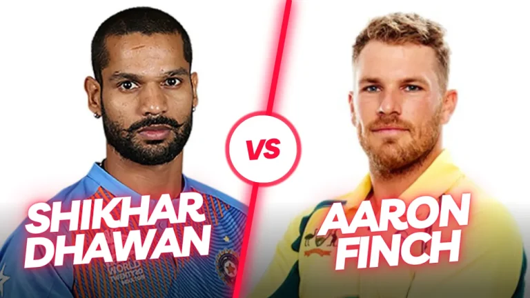 Shikhar Dhawan Vs Aaron Finch