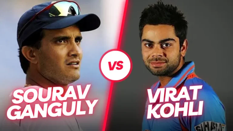 Sourav Ganguly Vs Virat Kohli: Career Statistics Comparison