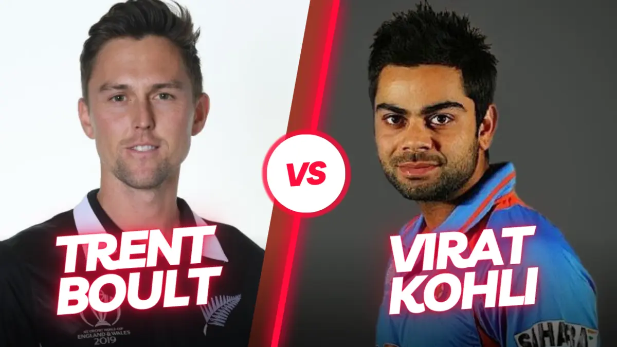 Trent Boult vs Virat Kohli