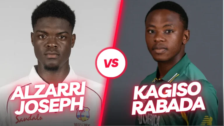 Alzarri Joseph Vs Kagiso Rabada: Career Statistics Comparison