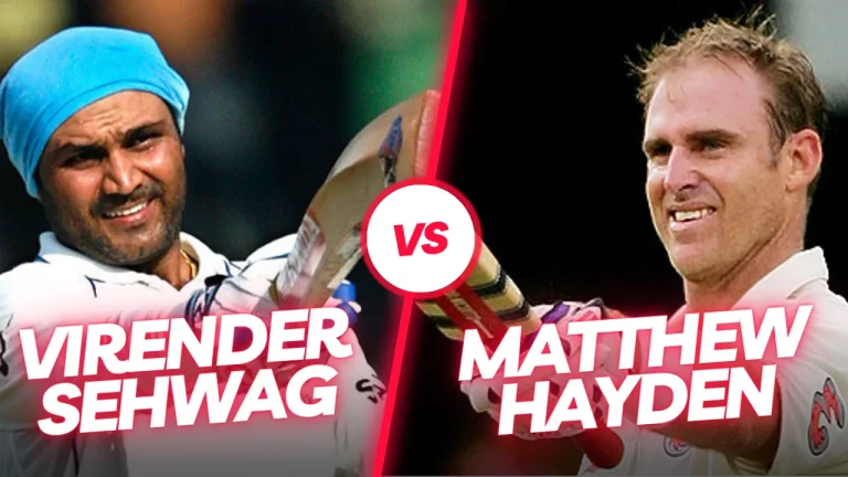 Virender Sehwag Vs Matthew Hayden